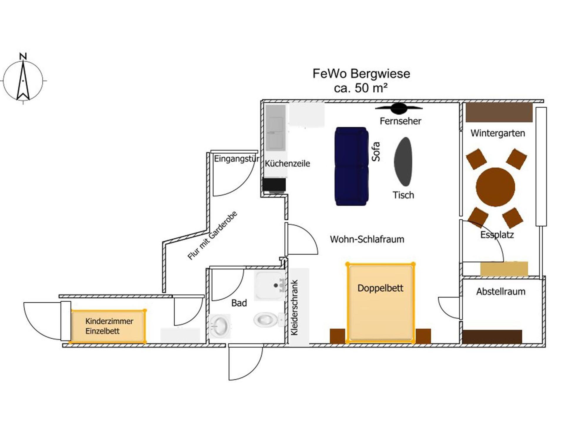 Ferienwohnung Bergwiese 施马伦贝格 外观 照片
